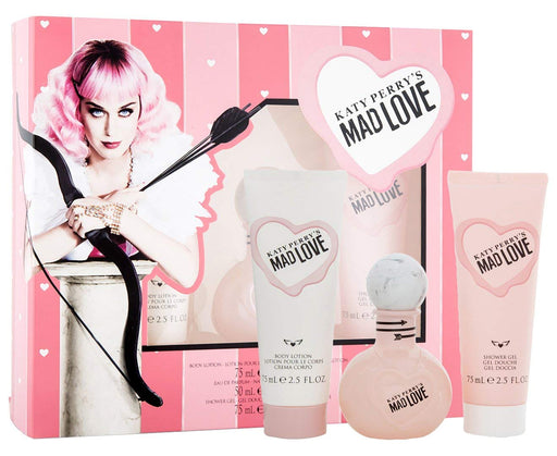 Katy Perry Mad Love Gift Set 50ml EDP + 75ml Body Lotion + 75ml Shower Gel - Bath & Body at MyPerfumeShop by Katy Perry