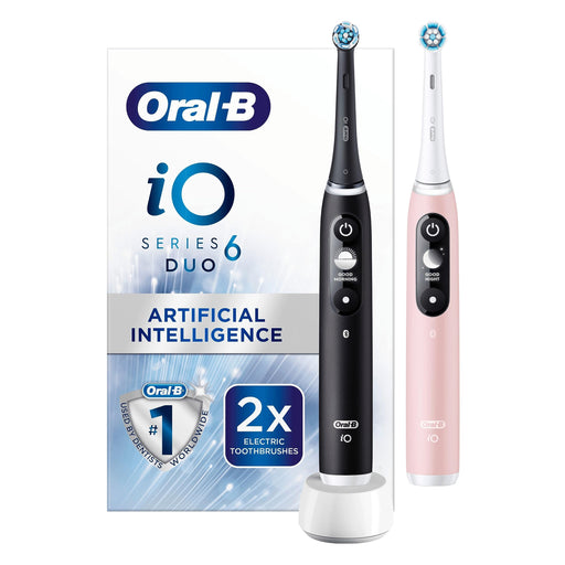 Oral-B iO-6-Black Lava & Pink Sand Toothbrush - Rotating at MyPerfumeShop by Oral-B