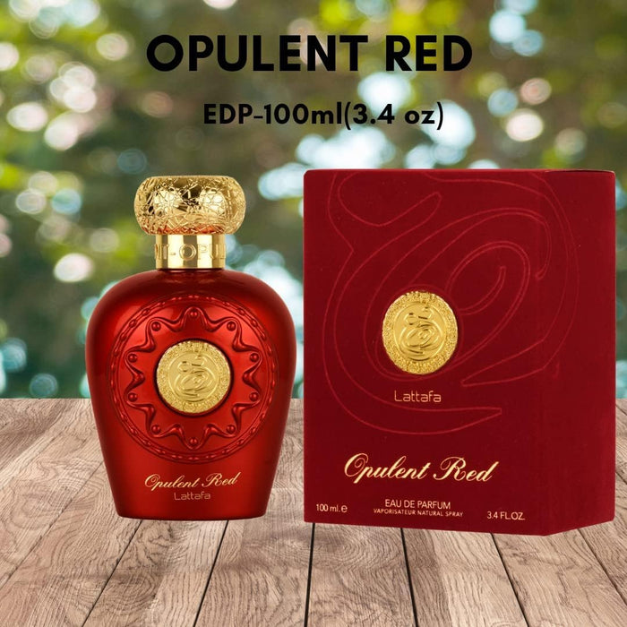 Lattafa Perfumes Opulent Red Eau de Parfum 100ml Spray - Unisex at MyPerfumeShop by Lattafa Perfumes