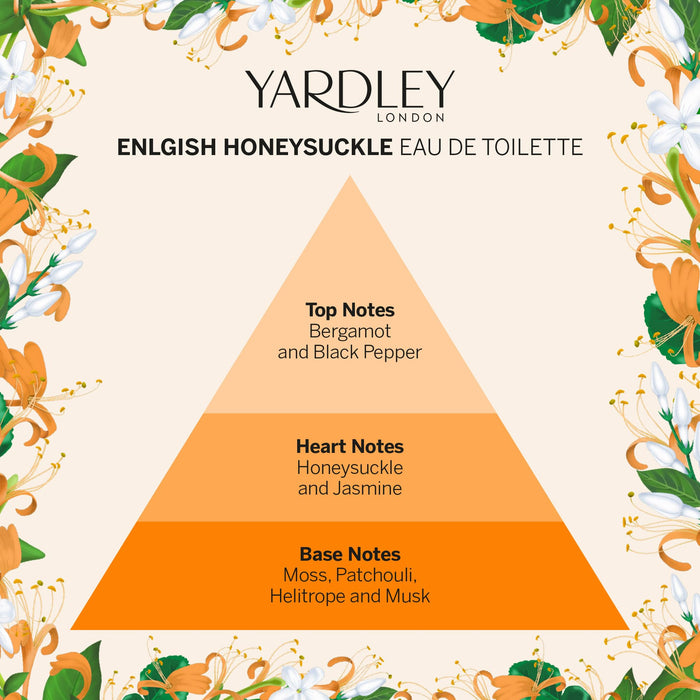 Yardley English Honeysuckle Eau de Toilette 125ml Spray - Fragrance at MyPerfumeShop by Yardley