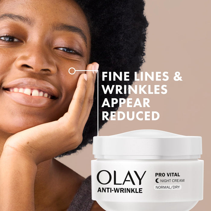 Olay Anti-Wrinkle Mature Skin Night Cream - 50ml - Regime Skin Care at MyPerfumeShop by Olay