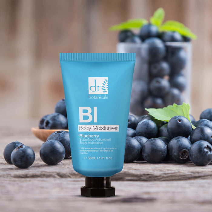 Dr Botanicals BI Blueberry Superfood Antioxidant Body Moisturiser 30ml - Body Moisturisers at MyPerfumeShop by Dr. Botanicals