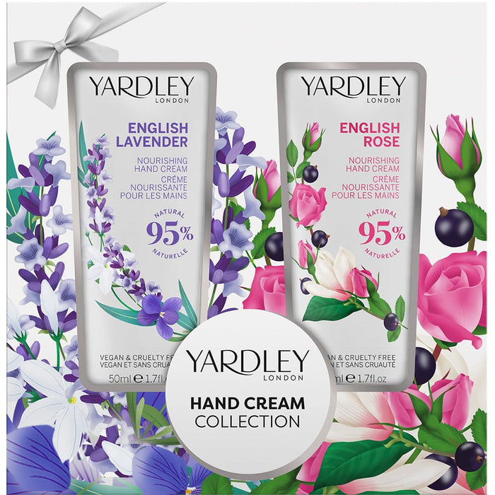 Yardley English Lavender 50ml Hand Cream + English Rose 50ml Hand Cream Duo Set