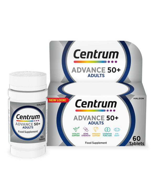 Centrum Advance 50+ 60 Tablets - 50+ at MyPerfumeShop by Centrum