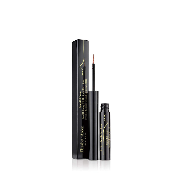 Elizabeth Arden Beautiful Color Bold Definig 01 Dark Valentine Liquid Eye Liner 1.7ml - Eyeliners at MyPerfumeShop by Elizabeth Arden