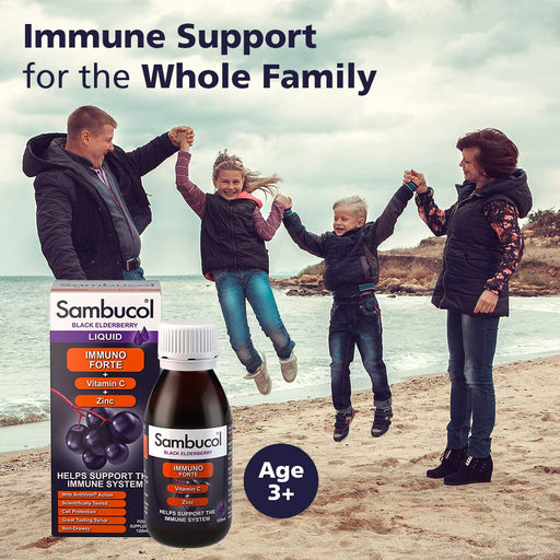 Sambucol Immune Elderberry Extract Liquid - 120ml - Immune Support at MyPerfumeShop by Sambucol