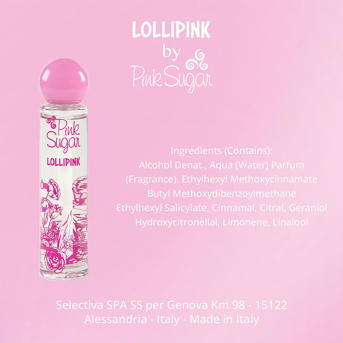 Aquolina Pink Sugar Lollipink Eau de Toilette 100ml Spray - For Her at MyPerfumeShop by Aquolina