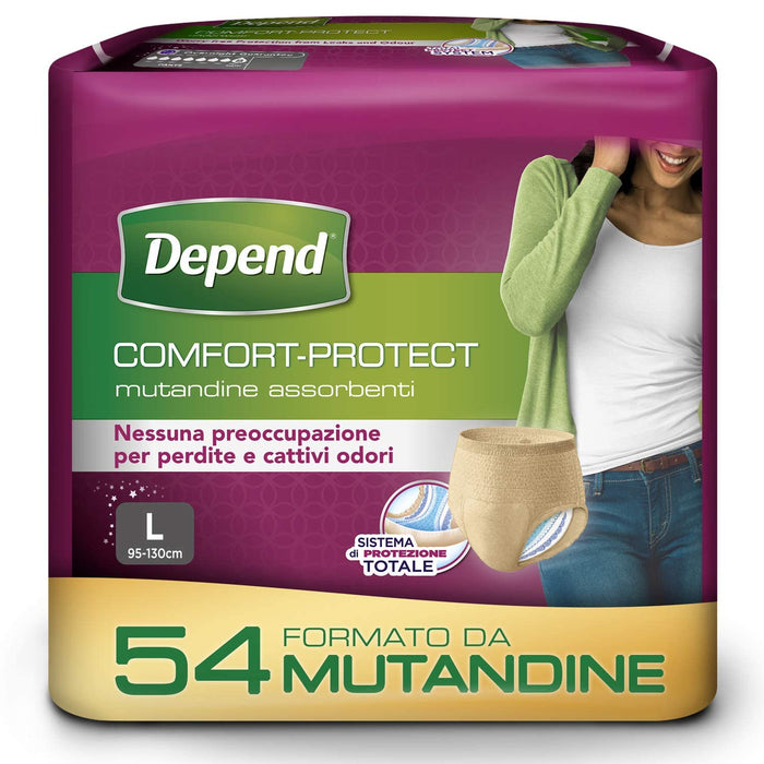 Depend Pants Super Female Large x 9 - Incontinance Pants at MyPerfumeShop by Huggies