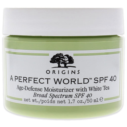 Origins A Perfect World Age-Defence Moisturiser with White Tea SPF40 50ml - Skincare at MyPerfumeShop by Origins