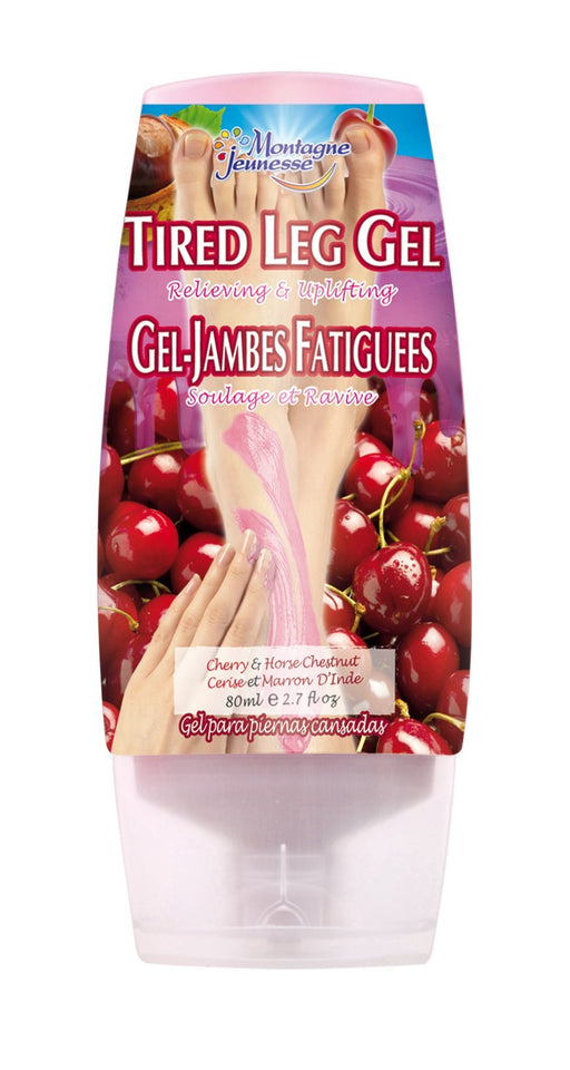 DISC Montagne Jeunesse Tired Leg Gel Cherry & Horse Chestnut 80ml - Discontinued at MyPerfumeShop by Montagne Jeunesse