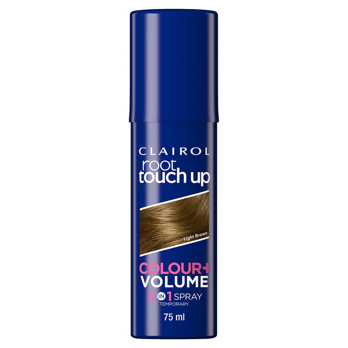 Clairol Root Touch Up & Volume Spray Light Brown - 75ml - Colourants at MyPerfumeShop by Clairol