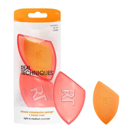 Real Techniques Base Miracle Complexion Sponge Gift Set Sponge + Travel Case - Cosmetics at MyPerfumeShop by Real Techniques