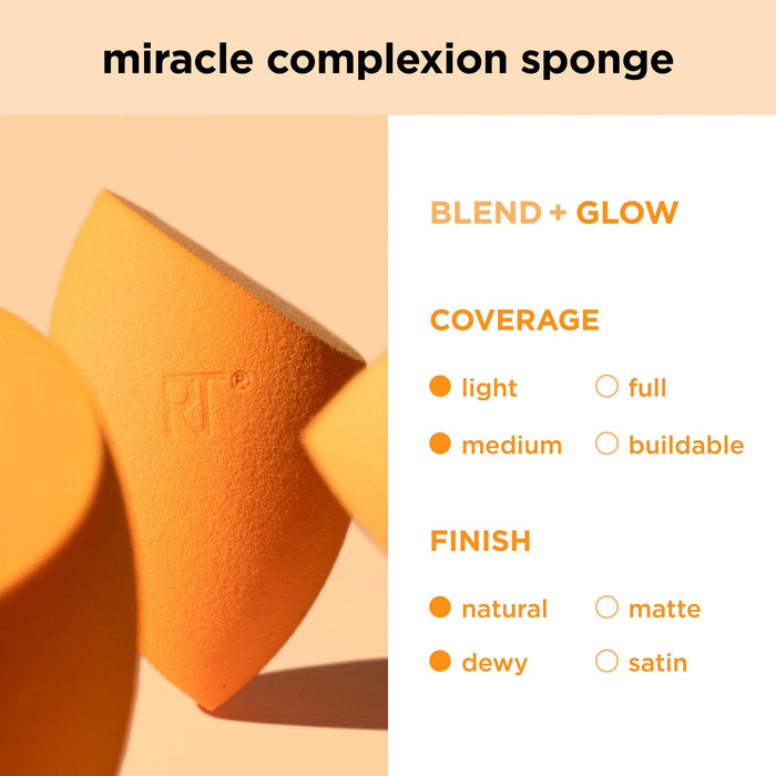 Real Techniques Base Miracle Complexion Sponge Gift Set Sponge + Travel Case - Cosmetics at MyPerfumeShop by Real Techniques