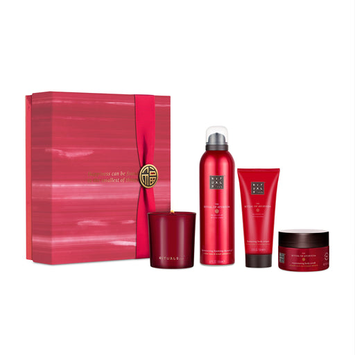 Rituals The Ritual of Ayurveda Rebalancing Gift Set - 4 Pieces (This gift set contains:  1x 200ml Foaming Shower Gel 1x 140g Candle 1x 125g Salt Body Scrub 1x 100ml Body Cream) - Bath & Body at MyPerfumeShop by Rituals