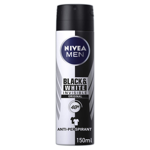 Nivea For Men Anti-Perspirant Deodorant Black & White - Personal Hygiene at MyPerfumeShop by Nivea