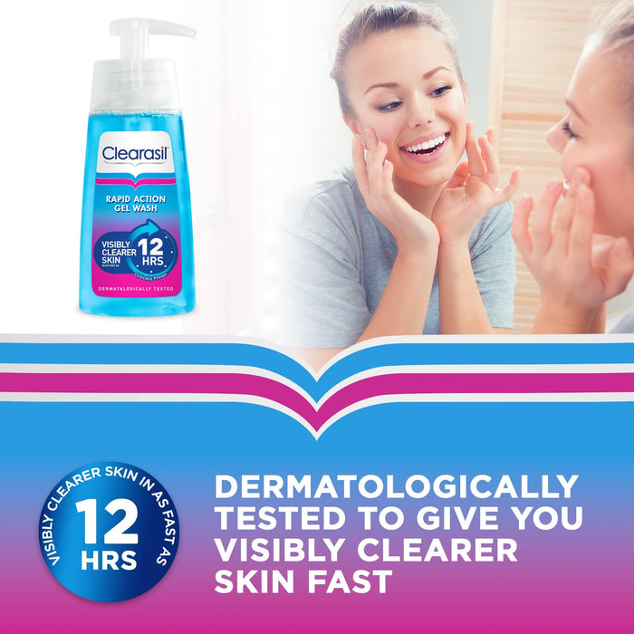 Clearasil Ultra Dual Action Gel Wash - 150ml - Regime Skin Care at MyPerfumeShop by Clearasil