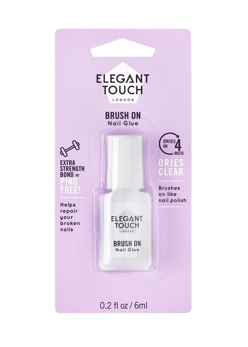 Elegant Touch Brush On Nail Glue 6ml - 6ml - Nailcare at MyPerfumeShop by Elegant Touch