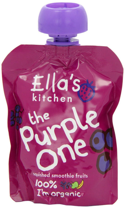 Ella's Kitchen Smoothie Fruit The Purple One 12 Pack - 90g - Meals at MyPerfumeShop by Ella's Kitchen