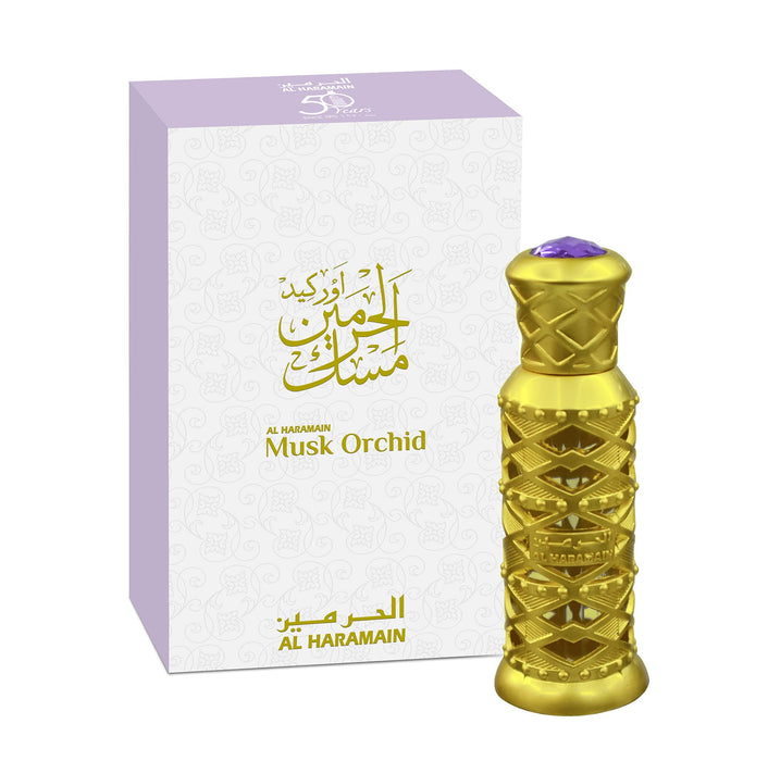 Al Haramain Musk Orchid Perfume Oil 12ml - Perfume Oils at MyPerfumeShop by Al Haramain