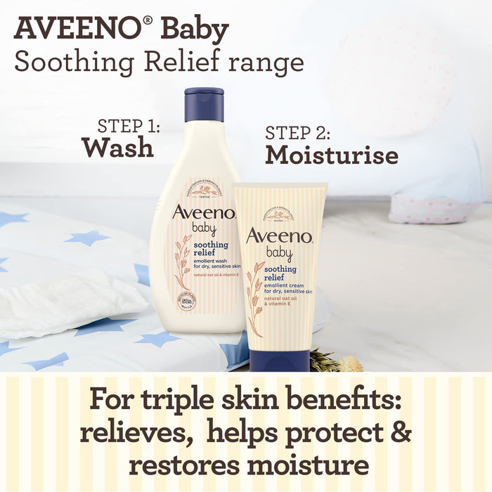 Aveeno Baby Soothing Relief Emollient Cream - 150ml - Skin Care at MyPerfumeShop by Aveeno Baby