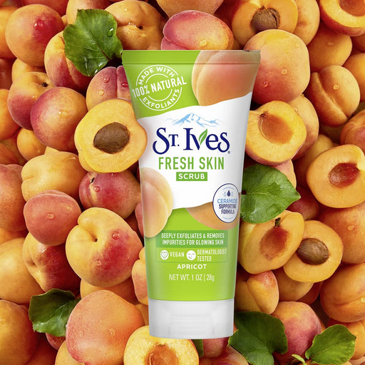 St. Ives Fresh Skin Invigorating Apricot Face Scrub 6 x 150ml - Exfoliators & Scrubs at MyPerfumeShop by St. Ives