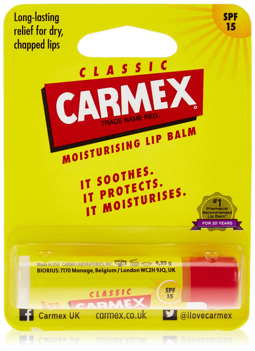 Carmex Classic Lip Balm Stick - 4.25g - Lips at MyPerfumeShop by Carmex