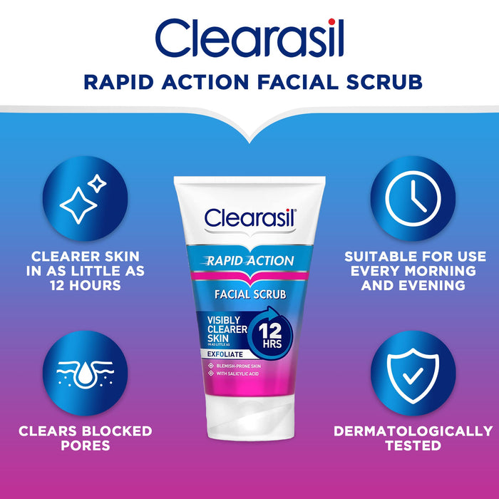 Clearasil Ultra Scrub Wash - 125ml - Regime Skin Care at MyPerfumeShop by Clearasil