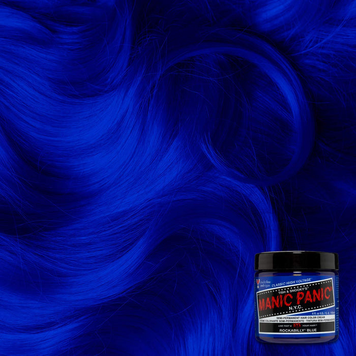 Manic Panic High Voltage Classic Semi-Permanent Hair Colour 118ml - Rockabilly Blue - Beauty at MyPerfumeShop by Manic Panic