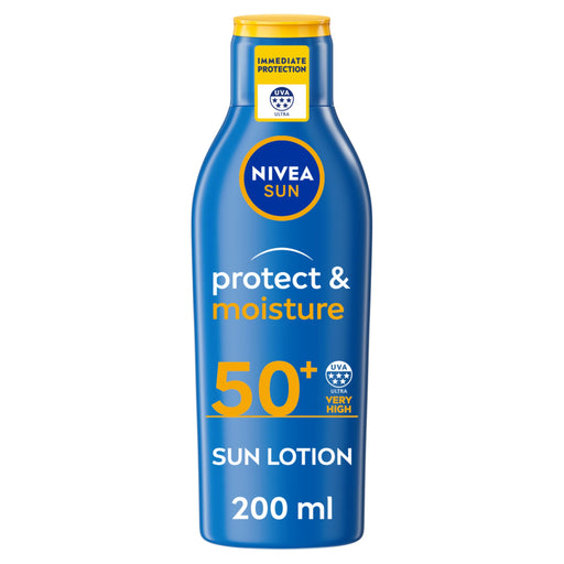 Nivea Sun Moisturising Sun Lotion SPF50+ - 200ml - Sun Preps at MyPerfumeShop by Nivea Sun