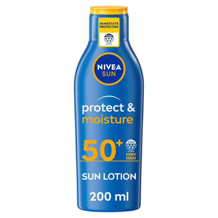 Nivea Sun Moisturising Sun Lotion SPF50+ - 200ml - Sun Preps at MyPerfumeShop by Nivea Sun