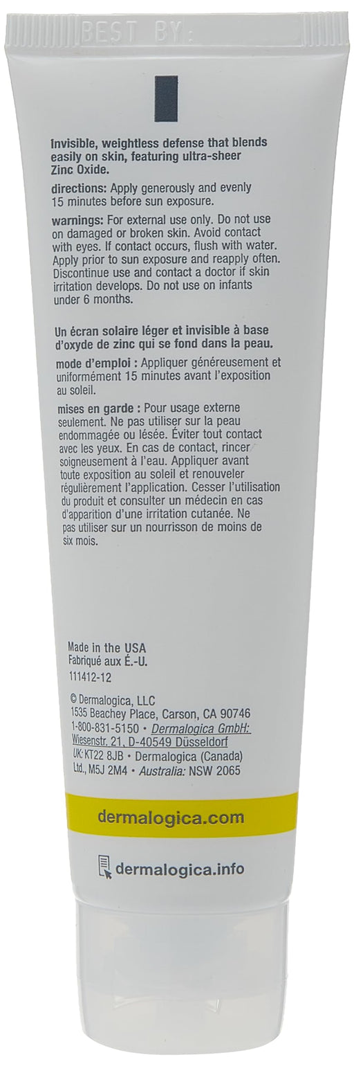 Dermalogica Invisible Physical Defense Sunscreen SPF30 50ml - Skincare at MyPerfumeShop by Dermalogica