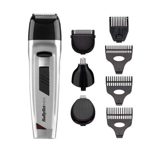 Babyliss Men 8 in 1 All Over Grooming Kit - Silver (BAB7056NU) - Body Groomers at MyPerfumeShop by BABYLISS FOR MEN