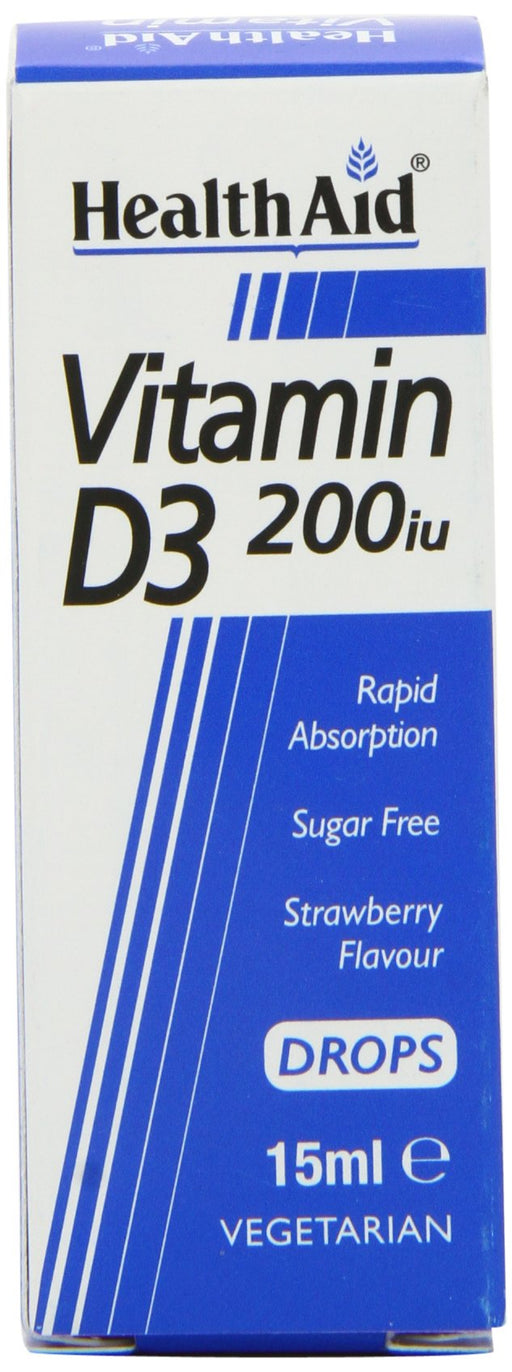 Healthaid Vitamin D3 200Iu Drops - 15ml - Bone Care at MyPerfumeShop by Healthaid