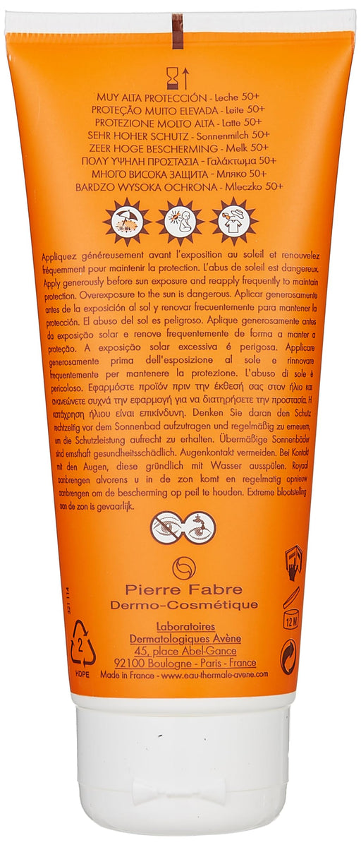 Avene Eau Thermale Sun Lotion SPF50+ 100ml - Suncare & Tanning at MyPerfumeShop by Avene