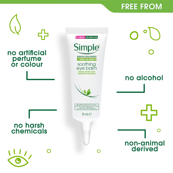 Simple Kind To Eyes Balm - 15ml - Regime Skin Care at MyPerfumeShop by Simple