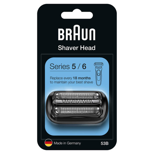 Braun Series 5 53B Electric Shaver Head Replacement - Black - Accessories at MyPerfumeShop by Braun