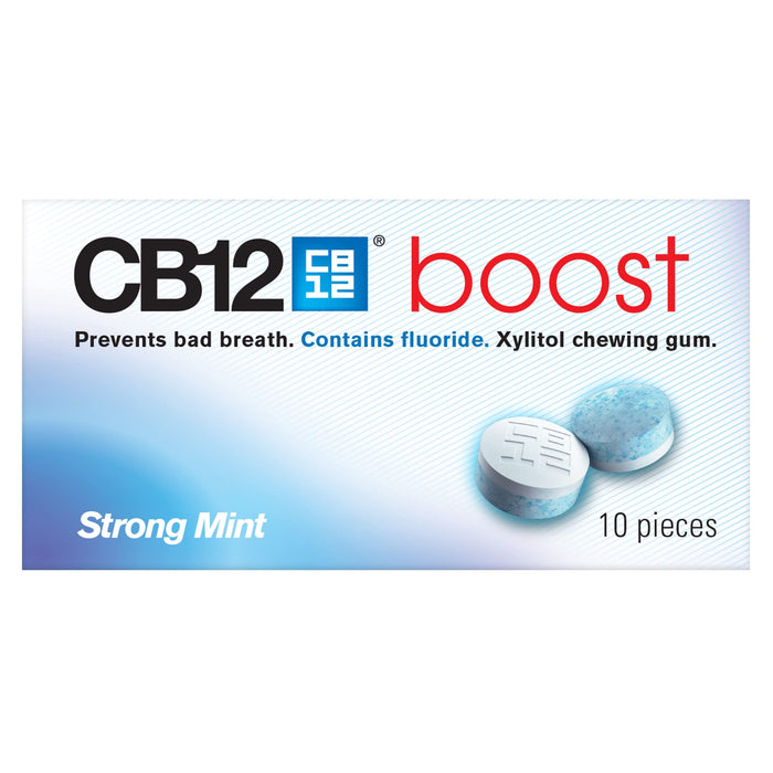 CB12 Boost Chewing Gum Strong Mint x 10 - Mouth Fresheners at MyPerfumeShop by Cb12