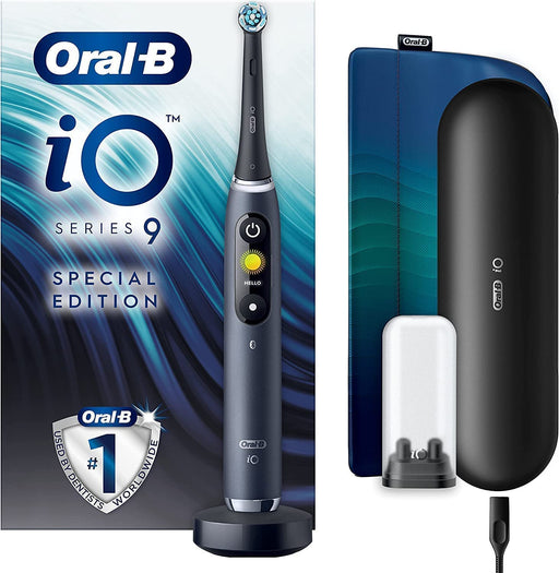 Oral-B iO9 Black IMMERSE Toothbrush + Pouch - Rotating at MyPerfumeShop by Oral-B