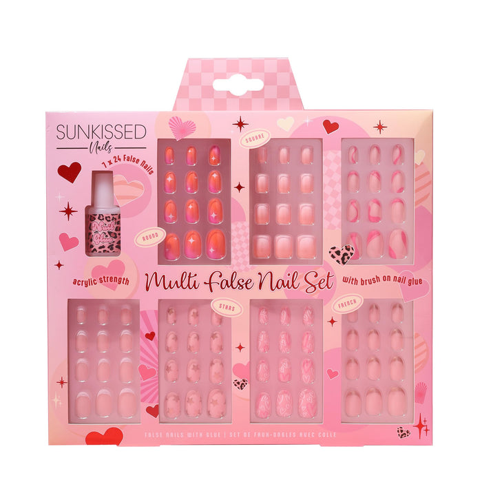 Sunkissed Nails Acrylic Strength Multi False Nail Set - Default Title - False Nails at MyPerfumeShop by Sunkissed