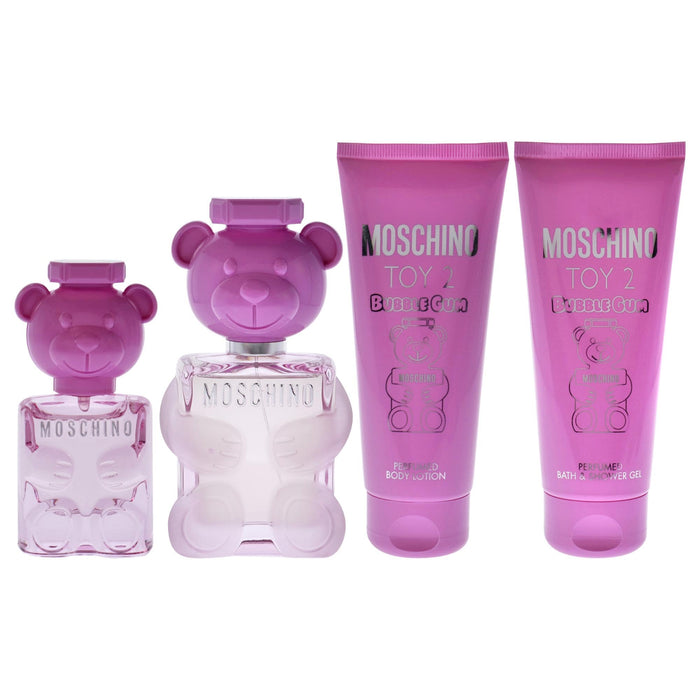 Moschino Toy 2 Bubble Gum 4 Piece Gift Set: Eau de Toilette 100ml - Gift Set at MyPerfumeShop by Moschino