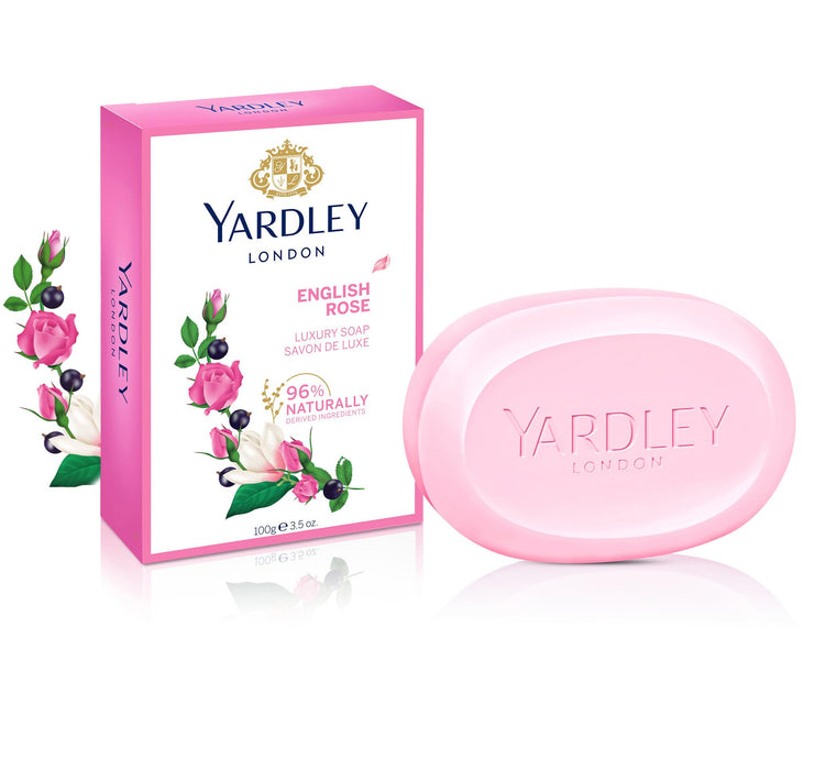 Yardley English Rose Soap 100g - Soap at MyPerfumeShop by Yardley