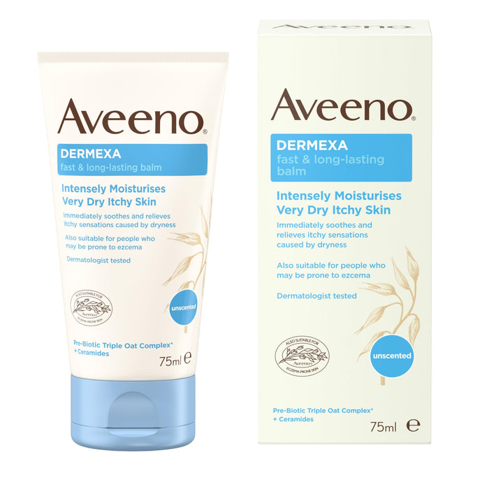 Aveeno Dermexa Fast & Long Lasting Balm - 75ml - Creams & Lotions at MyPerfumeShop by Aveeno