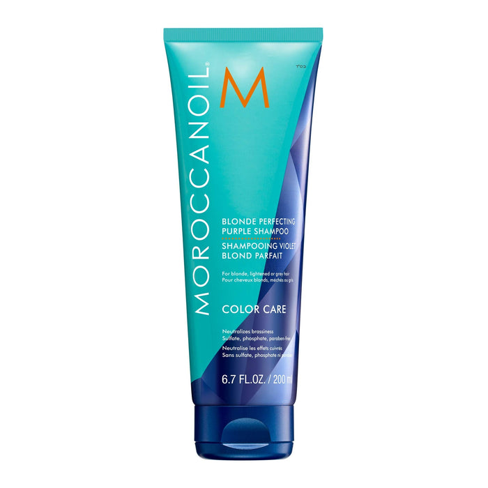 Moroccanoil Blonde Perfecting Purple Shampoo 200ml - Haircare at MyPerfumeShop by Moroccanoil