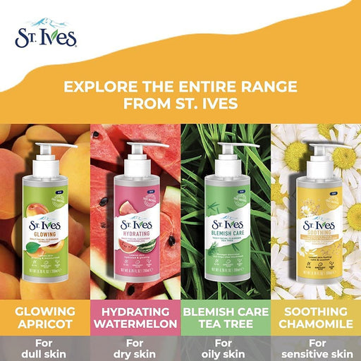 St. Ives Soothing Chamomile Face Wash 3 x 200ml - Facial Cleansers at MyPerfumeShop by St. Ives