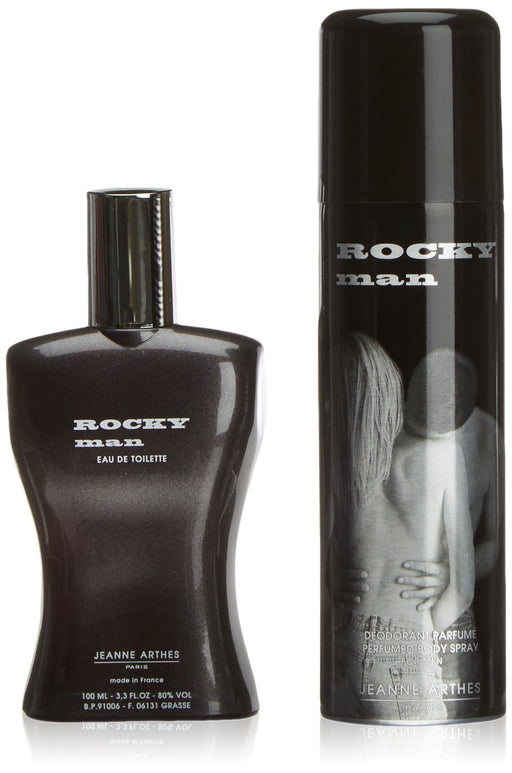 Jeanne Arthes Rocky Man Gift Set 100ml EDT + 200ml Deodorant Spray - Sets at MyPerfumeShop by Jeanne Arthes