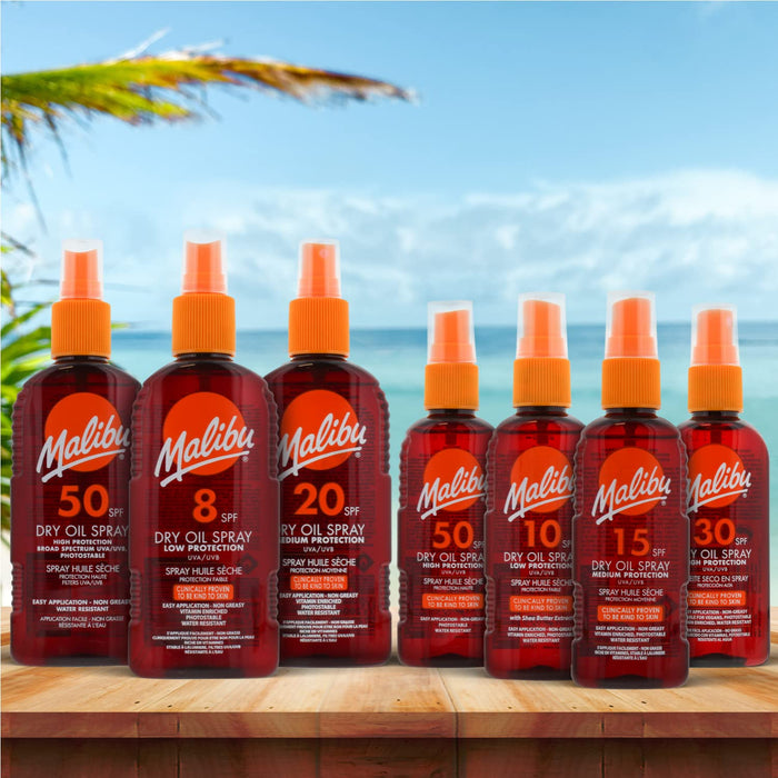 Malibu Dry Oil Spray SPF30 100ml - Suncare & Tanning at MyPerfumeShop by Malibu