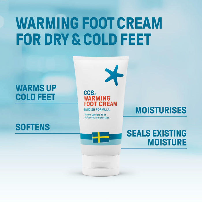 CCS Warming Foot Cream - 150ml - Foot Care at MyPerfumeShop by Ccs