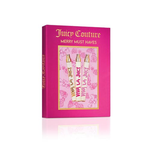 Juicy Couture Mini EDP 10ml Viva La Juicy Spray + EDP 10ml Gold Couture Spray + EDP 10ml Sucre Spray - Luxury Beauty at MyPerfumeShop by Juicy Couture