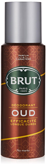 Brut Oud Deodorant Spray 200ml - Deodorants & Anti-Perspirants at MyPerfumeShop by Brut