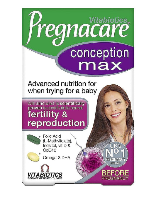 Vitabiotics Pregnacare Conception Max 84 Tablets - Pregnancy at MyPerfumeShop by Pregnacare